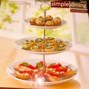 Elegant presentation for party snack, deserts& more